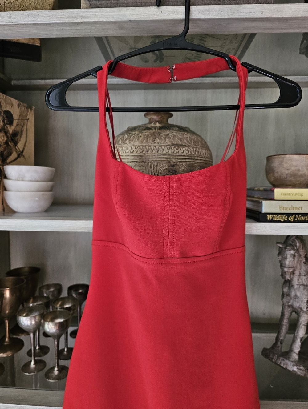 LIKELY Dixie Red Halter Sheath Dress - Picture 7 of 16